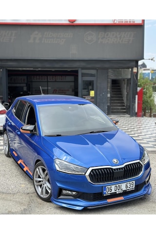 Skoda Fabia Ön Tampon Eki 2022.... Fibersan Tuning 0000