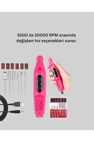 Kargo 12v Çok Fonksiyonlu Tırnak Bakım Cihazı Yeni Nesil Najmaddin