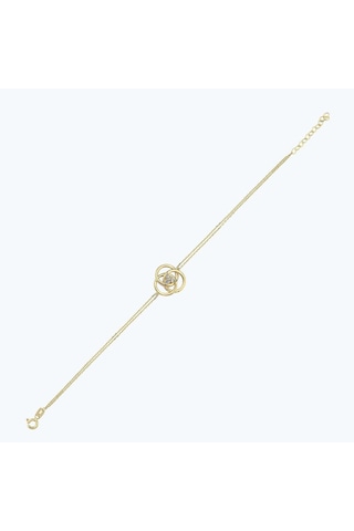 Altınbaş Altın Taşlı Çember Bileklik Abl0115-y-25825 Çok Renkli