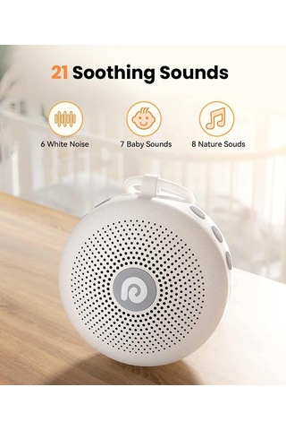 Dreamegg Beyaz Gürültü Makinesi - 21 Rahatlatıcı Ses - Beyaz