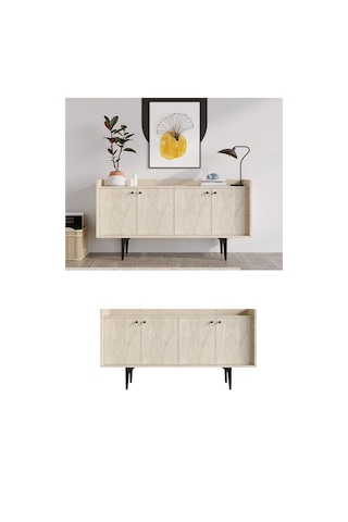 Decormet Navi Konsol Travertine Diğer