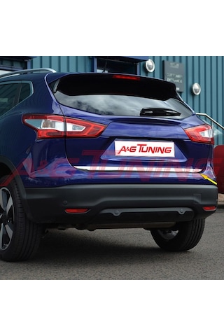 Nissan Qashqai Krom Bagaj Alt Çıta Formlu 2014 Üzeri Paslanmaz Çe