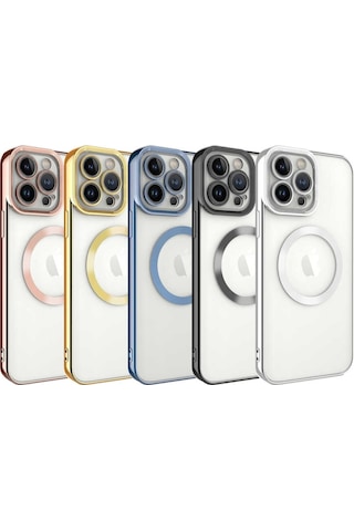 Apple Uyumlu iPhone 14 Pro Kılıf Magsafe Wireless Şarj Özellikli Zore S