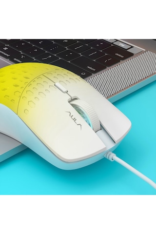 Aula S11 Pro 3600 DPI RGB Optik Oyuncu Mouse