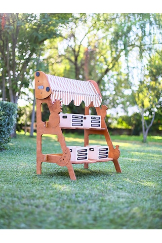 Mandu Ahşap Çocuk Manav Tezgâhı Çok Renkli