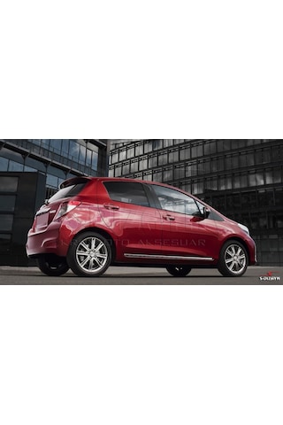 S-Dizayn  Toyota Uyumlu Yaris Kapı Koruma Çıtası Krom 2011-2017