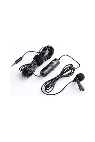 Moveevo Boya By-m1 Omnidireksiyonel Kondenser Lavalier Mikrofonu - 6m Kablolu, Akıllı Telefon/dslr Uyumlu, Düşük Gürültü, Profesyonel Kayıt