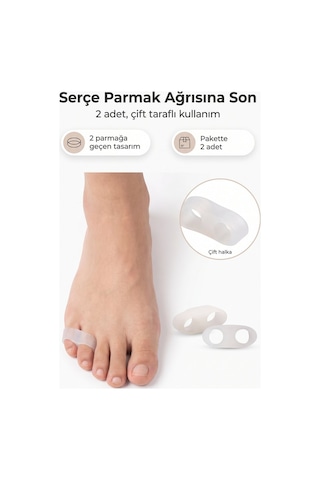 Silikon Serçe Parmak Koruyucu 1 Çift