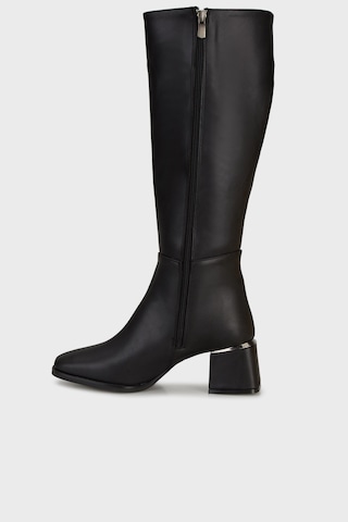 Pierre Cardin Bayan Çizme Pc54986 Siyah Cilt Siyah Cilt