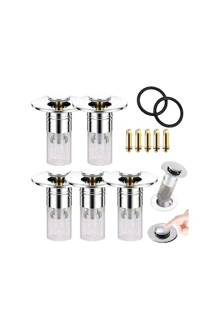 Timnamy Drenaj Filtresi, Açılır Lavabo Tahliye Süzgeci, Paslanmaz Çelik Zemin Tahliye Filtresi