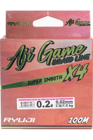 Ryuji Aji Game 4b Pink 100m İp Misina 0,03mm 0.03 Mm