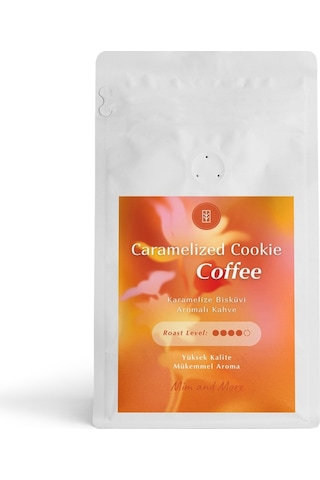 Mim And More Caramelized Cookie Coffee Karamelize Kurabiye Aromalı Kahve Çekirdek Kahve 200 G