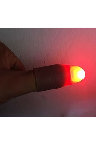 Led Işıklı Sihirli Parmak Işıklı Parmak Şaka Parmak Standart