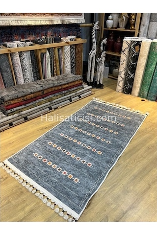 Salerno Çamaşır Makinesinde Yıkanabilir Kilim Halı Hs1011 Çok Renkli
