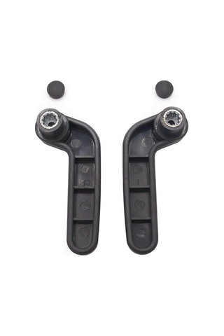 Jokmae Honda Civic Del Sol 1993-1997 Targa Çatı Kilit Kolu Seti - Sürücü Ve Yolcu Tarafı - Siyah Abs Malzeme