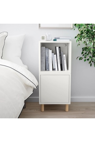 Ikea Eket 4'lü Mobilya Ayağı 10 X 3 Cm Beyaz - Sarı