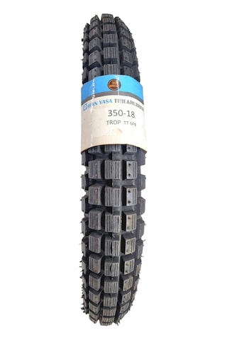 Iran Yasa Tıre&Rubber 350-18 Tt Tr Op (İç Lastikle Kullanıma Uygundur.) Offroad Arka Yol/Toprak Motosiklet Lastiği