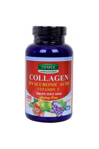 Vitapol Collagen Hyaluronic Acid Vitamin C 3X200 Tablet