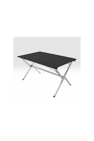Katlanabilir Alüminyum Kamp Masası - 6/8 Kişilik - Tundra Dark - Taşıma Çantalı Karışık/Çok Renkli