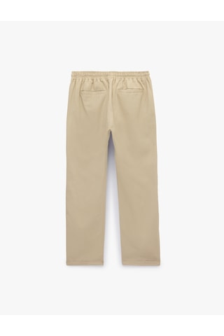 Koton Slim Fit Keten Karışımlı Cepli Beli Lastikli Bağcıklı Pantolon Bej 6sam40169hw Ekru