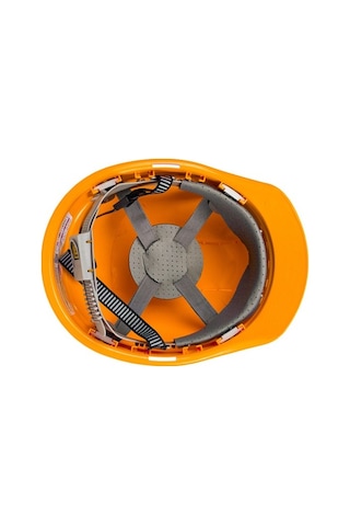 Primepickings Abs Malzeme Konstrüksiyon Kaskı, Konforlu Havalandırma, Çok Nokta Tamponlama, Turuncu Yüksek Konfigürasyon Döner Kask