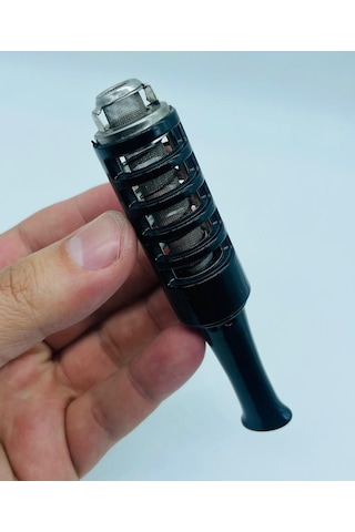 Alcan Marka Ahşapkasa Plastik Pipo Metal Süzgeçli //ch302
