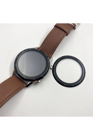 Ekılıf - Huawei Gt2 46mm Uyumlu - Ekran Koruyucu Pmma Pet Saat Ekran Koruyucu - Şeffaf