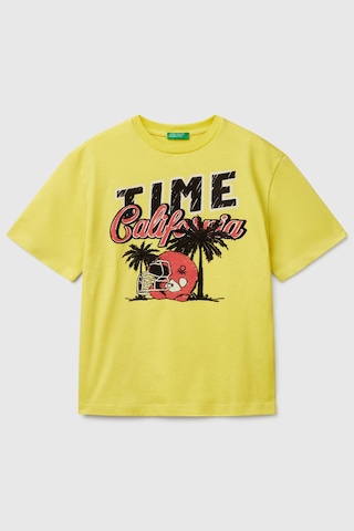United Colors Of Benetton Erkek Çocuk T Shirt 3ı1xc10o4 Sarı Sarı