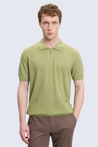 Hatemoğlu Haki Regular Fit Polo Yaka Pamuklu Tişört