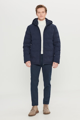AC&Co / Altınyıldız Classics Erkek Lacı Standart Fit Normal Kesim Kapüşon Yaka Yan Cepli Casual Mont Laci