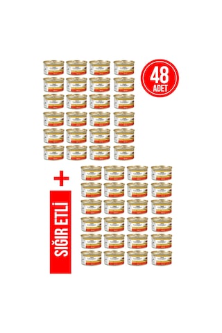 Purina Gourmet Gold Kıyılmış Sığır Etli Premium Yetişkin Kedi Konservesi 48 x 85 G Purina Gourmet Gold Kıyılmış Sığır Etli Premium Yetişkin Kedi Konservesi 48 x 85 G