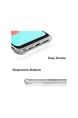 Xiaomi Mi 13 - 13 Pro Antişok Arkası Sert Sararmaz Kenarları Yumuşak Şeffaf Silikon Kılıf