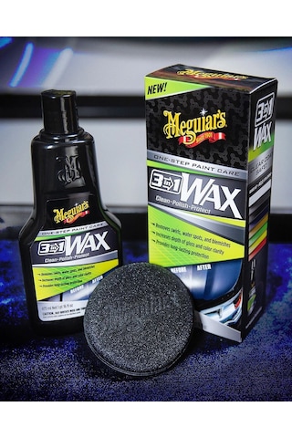 Meguiars 3'ü 1 Arada Wax Cila