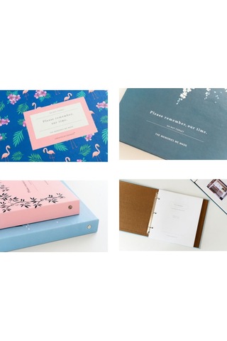 Sones Kendin Yap Gevşek Yapraklı Kendinden Yapışkanlı Fotoğraf Albümü He Finch