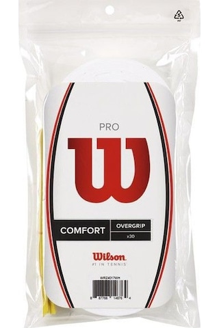 Wilson Pro Comfort 30'Lu Tenis Gribi Beyaz Wrz4017Wh Beyaz