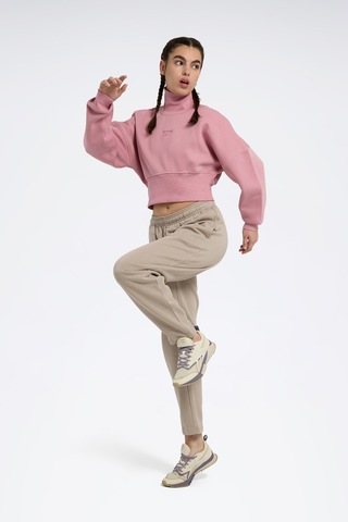 Reebok Eyeball Cropped Crewneck Pembe Kadın Sweatshirt 000000000102237918 Pembe