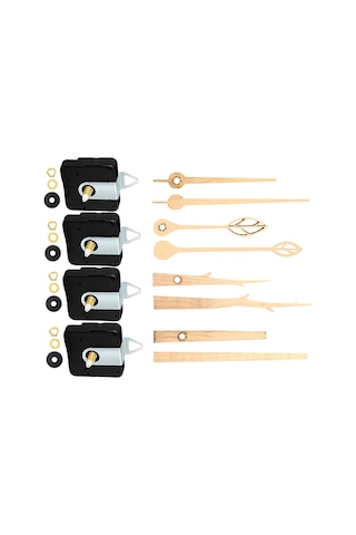 Homyl Duvar Saati Hareketleri Mekanizması Yatak Akçaağaç Akçaağaç Çok Renkli