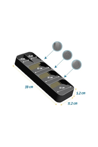 Decobella 5 Bölmeli Çekmece Kaşıklık