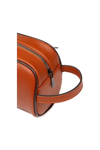 Newish Polo Erkek Deri Portföy Clutch Traş Kozmetik Bakım Ve Günlük El Çantası 14x24cm New171 - Taba