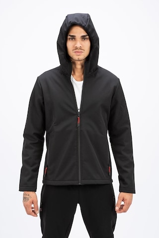 Exuma Haki Kapşonlu Softshell Mont (X-Large)
