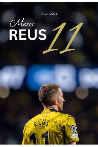 Marco Reus Dortmund Veda Siyah Çerçeveli Tasarım Tablo Spor Poster