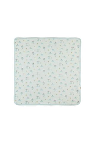 Bebetto Organic Stars And Koalas Battaniye - Mavi