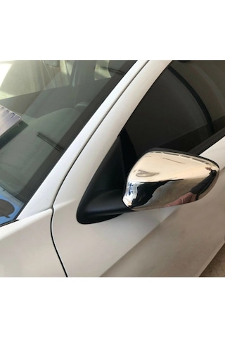 Peugeot 301 Uyumlu 2012-2018 Krom Ayna Kapağı 2 Parça Paslanmaz  Çelik