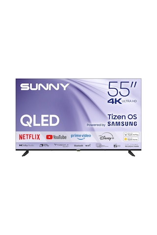 Sunny 55" SN55QUPRL-T08I Milano 139 Ekran 4K Ultra Hd Smart Qled Tv
