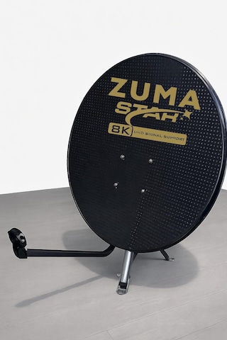Zumastar 85cm 0.70mm Delikli Çanak Anten Siyah Zumastar 85cm 0.70mm Delikli Çanak Anten Siyah