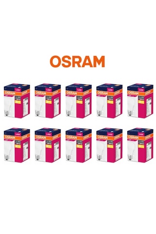 Osram Led Value 8,5w Sarı Işık Ampul 10'lu Paket