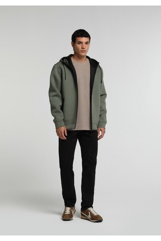 Colin's Colins Regular Fit Kapüşonlu Düz Erkek Yeşil Sweatshirt Cl1082116 Q1.v1 Grm