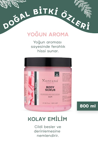 Sakız Aromalı Body Scrub Peeling 800ml