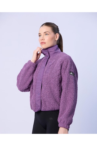 Kappa Authentic Crete Kadın Mor Regular Sherpa Mont