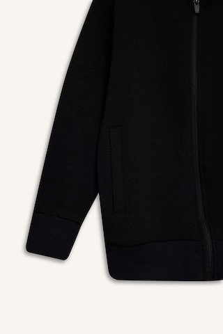 Defacto Erkek Çocuk Kolej Yaka Bomber Cardigan D2803a825aubk81 Siyah